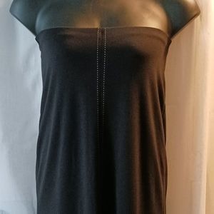 Black  Women Strapless  Dress S/M